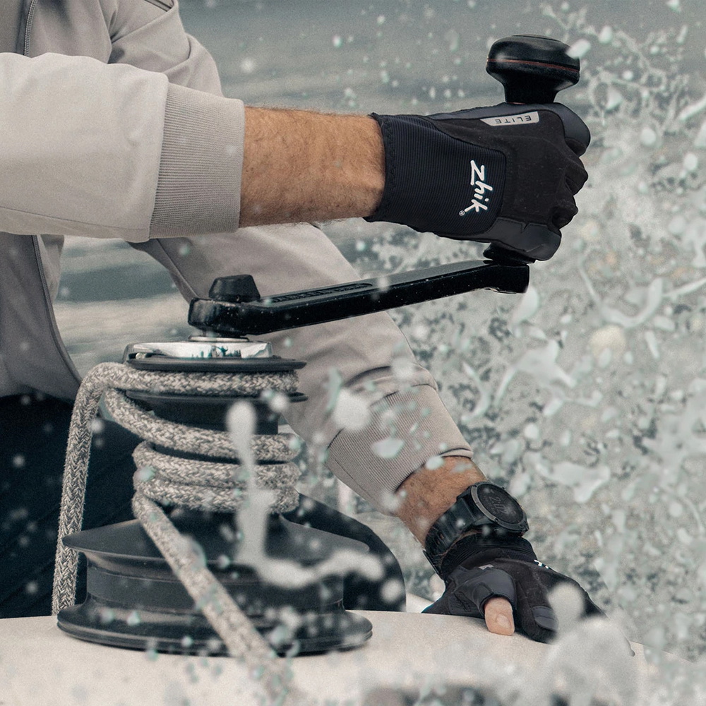 2026 Zhik Elite Half Finger Gloves GLV-21 - Anthracite